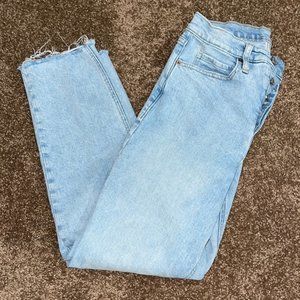 Raw Cut Mom Jeans